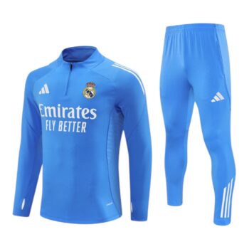 25/26 Real Madrid Tracksuit Light Blue